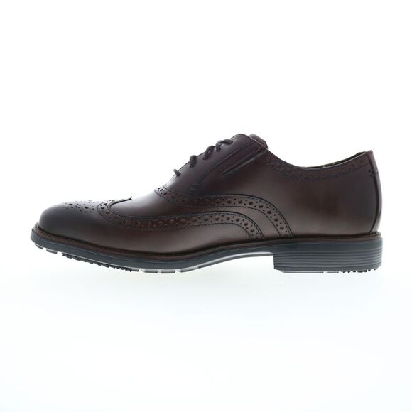 Rockport Mens Total Motion Amalfi Wingtip Brown Shoes (NWT) - Picture 3 of 4